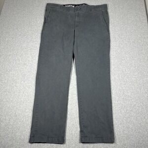 Dixxon D Flex Chino Pants Men's 40x32 Gray Straight Leg Stretch